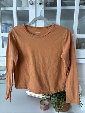 wild fable burnt rust crew neck tee